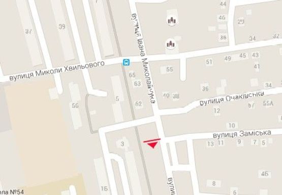 Схема рекламной плоскости по адресу Миколайчука ул., 3