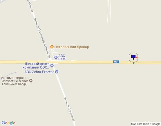 Схема рекламной плоскости по адресу м.Бровари,Обїздна дорога,  Е-95 (після розвязки на Бориспіль) 25 км