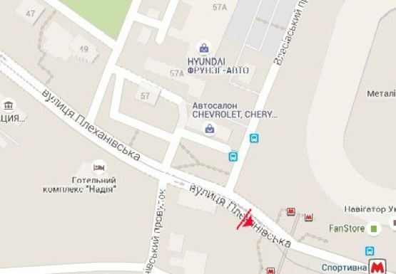 Схема рекламной плоскости по адресу Плехановская ул., напротив Власовский пер.