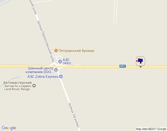 Схема рекламной плоскости по адресу м.Бровари,Обїздна дорога,  Е-95 (перед розвязкою на Бориспіль) 25 км