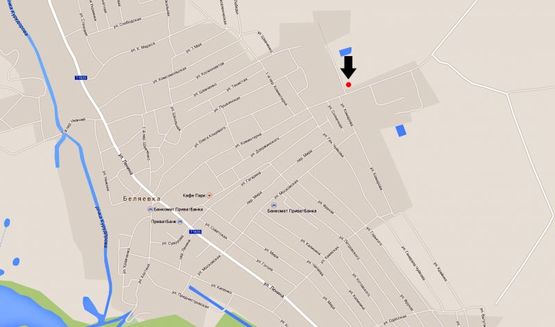 Схема рекламной плоскости по адресу Пантелеймоновская (здание Паркинга) № 1