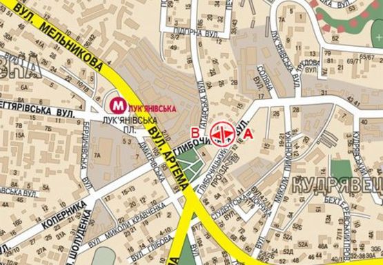 Схема рекламной плоскости по адресу Глубочицкая ул., 13