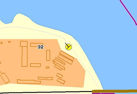 Схема рекламної площини за адресою Электриков ул.21, перед железнодорожным мостом, 3-й от Московского моста