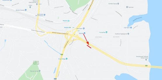 Схема рекламной плоскости по адресу Южный мост, Промышленная ул.   3 правый