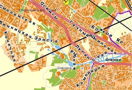 Схема рекламной плоскости по адресу Соломенская ул. 16, к Соломенской пл., в центр