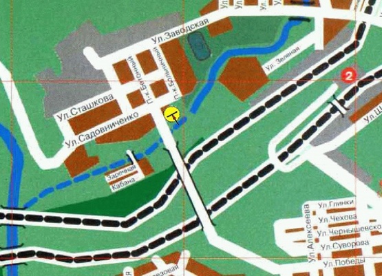 Схема рекламной плоскости по адресу Героев Украины ул., возле ул.Победы, из центра