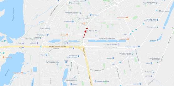 Схема рекламной плоскости по адресу Маяковского ул. 2, от Керченской пл., из центра