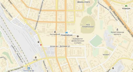 Схема рекламной плоскости по адресу Короленковская ул. 24/ Деловая ул.(светофор)