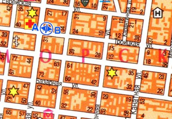 Схема рекламної площини за адресою Троицкая ул., 30 - Ришельевская ул., 29 B