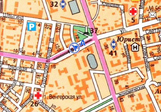 Схема рекламной плоскости по адресу Адмиральский пр.,12 [5 А]