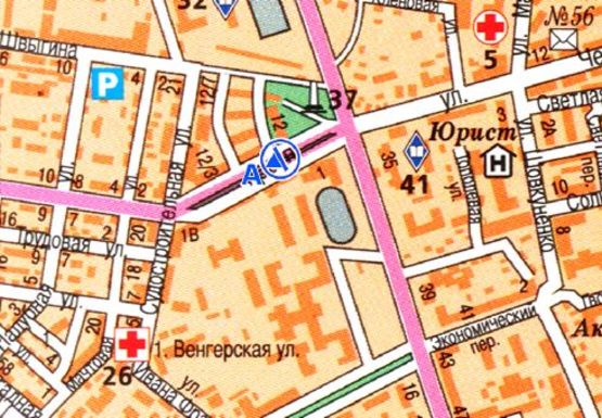 Схема рекламной плоскости по адресу Адмиральский пр.,1А [4 А]