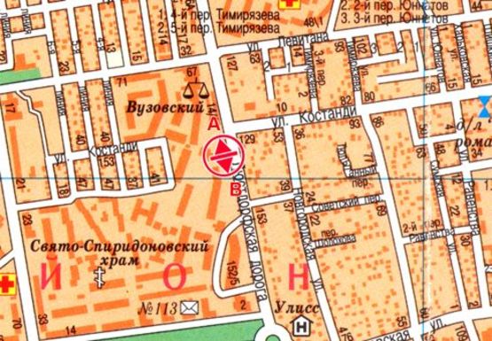 Схема рекламної площини за адресою Люстдорфская дорога, 146-Г   A