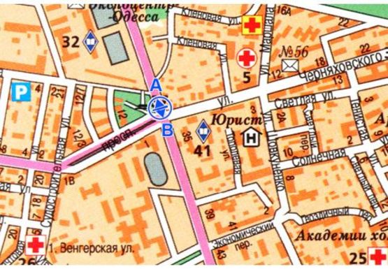 Схема рекламной плоскости по адресу 5-я ст.Б. Фонтана - Адмиральский пр. (остановка)