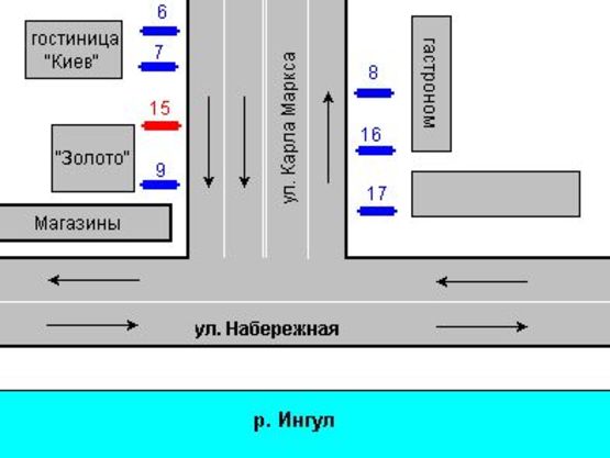 Схема рекламной плоскости по адресу Велика Перспективна вул., 58