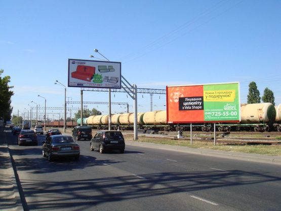 Схема рекламной плоскости по адресу ул. Атамана Головатого /  АЗС "SOCAR" №159