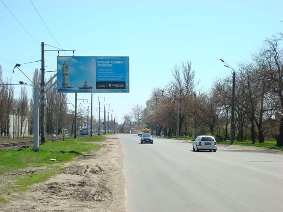 Схема рекламної площини за адресою Тираспольское шоссе