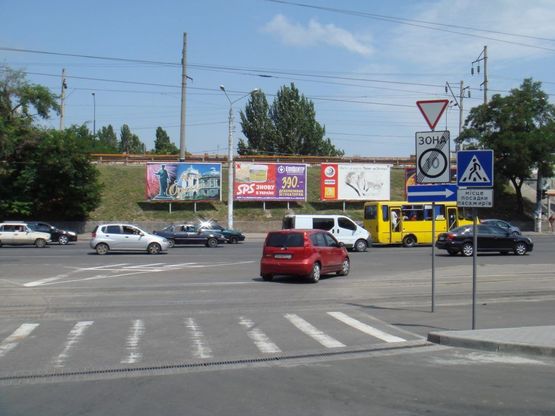 Схема рекламної площини за адресою ул. Балковская / ул. Черноморского Казачества №4