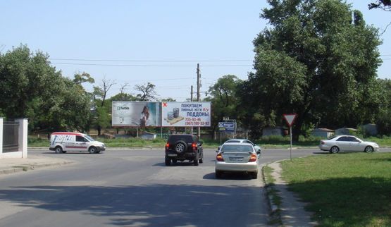 Схема рекламної площини за адресою Ивановский путепровод / ул. Ак.Гаркавого АЗС КАТРАЛ) №2