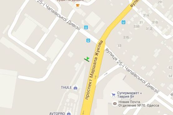 Схема рекламной плоскости по адресу Небесної Сотні просп. (Маршала Жукова просп.) - Інглезі вул. (25-ої Чапаєвської Дивізії вул.) - Космонавта Комарова вул.