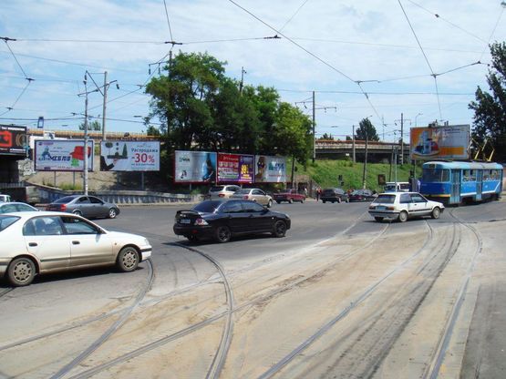 Схема рекламної площини за адресою ул. Приморская/ спуск Маринеско №3