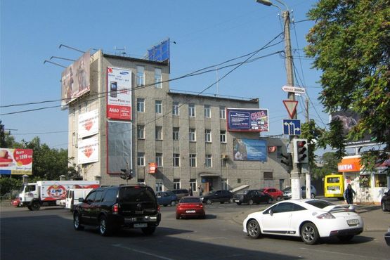 Схема рекламної площини за адресою ул. Среднефонтанская / ул. Семинарская / Вертикальный №1