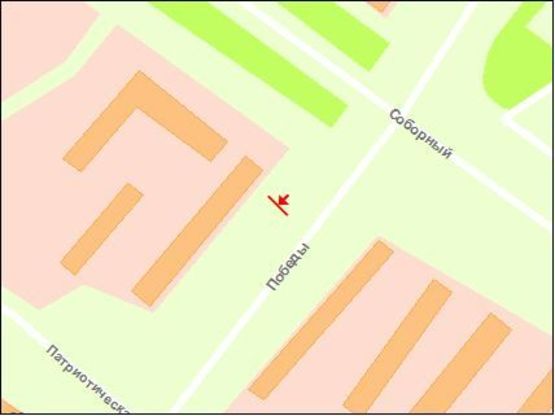 Схема рекламной плоскости по адресу вул.Перемоги - вул.Яценко, ст.А