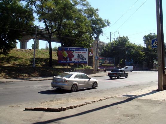 Схема рекламной плоскости по адресу ул. Приморская №51