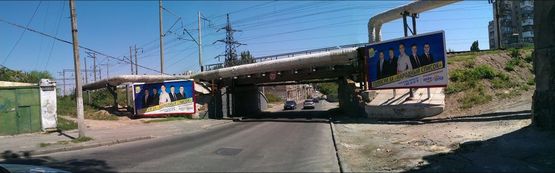 Схема рекламной плоскости по адресу ул. Краснослободской спуск (в центр) №1