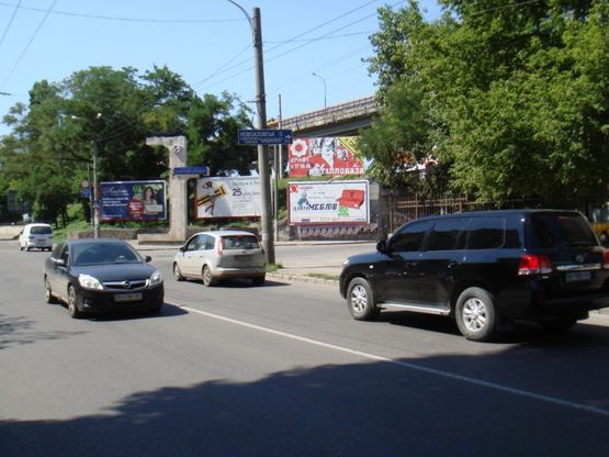 Схема рекламної площини за адресою ул. Приморская / пер. Газовый №3