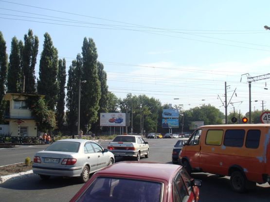 Схема рекламной плоскости по адресу ул. Столбовая / Дальницкий переезд №3