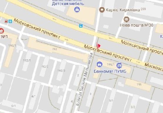 Схема рекламной плоскости по адресу Московский пр. 196-1 - Василия Мельникова ул.