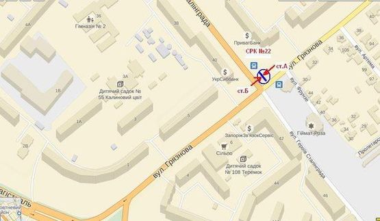 Схема рекламної площини за адресою вул.Шкільна - вул.Фортечна , ст.А (призматрон)