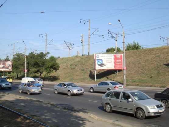 Схема рекламної площини за адресою ул. Балковская / Пересыпь / Херсонский Сквер № 1