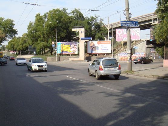 Схема рекламної площини за адресою Ул. Приморская / пер. Газовый №2