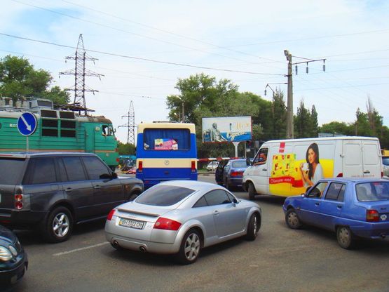 Схема рекламної площини за адресою Дальницкое шоссе / ул. Крайняя (Рынок) №1