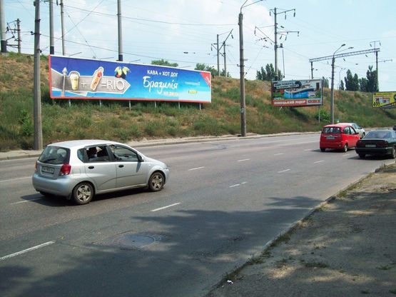 Схема рекламной плоскости по адресу ул. Балковская / Херсонский сквер (МЕГА 18х3)