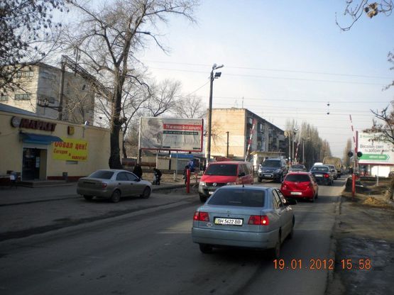 Схема рекламної площини за адресою 7-я Пересыпская №2