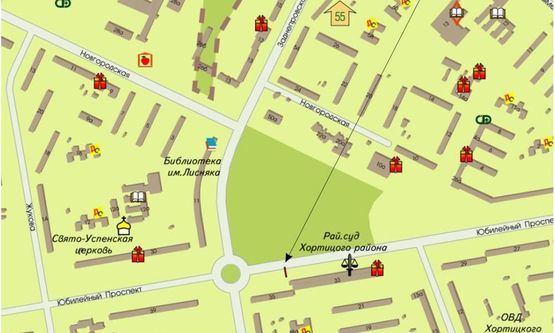 Схема рекламной плоскости по адресу Юбилейный, 33