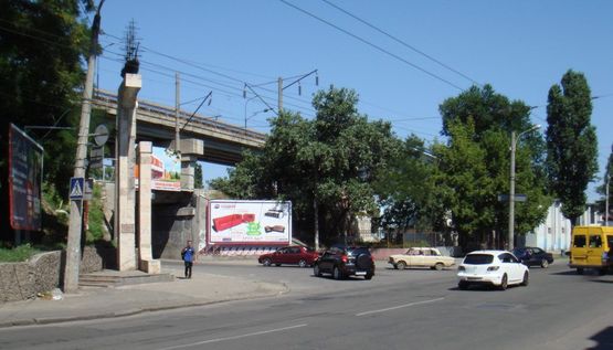 Схема рекламної площини за адресою ул. Приморская / пер. Газовый №4