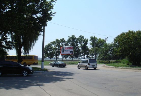 Схема рекламной плоскости по адресу ул. Житомирская / ул. Просёлочная (АЗС )