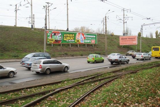 Схема рекламної площини за адресою ул. Балковская / Херсонский сквер (МЕГА 18х3)