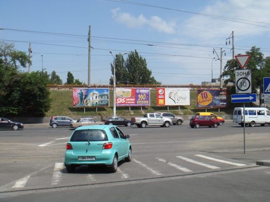 Схема рекламної площини за адресою ул. Балковская / ул. Черноморского Казачества №2