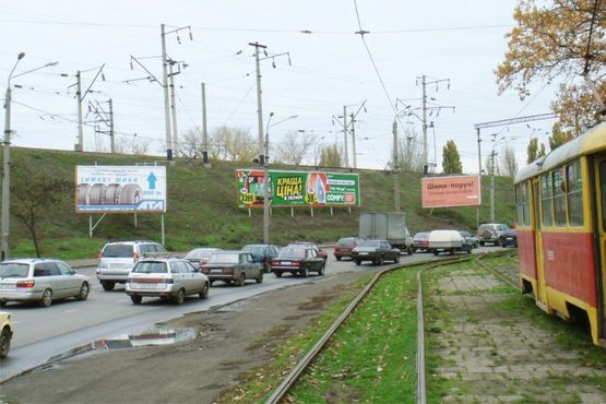 Схема рекламної площини за адресою ул. Балковская / Херсонский сквер (МЕГА 18х3)