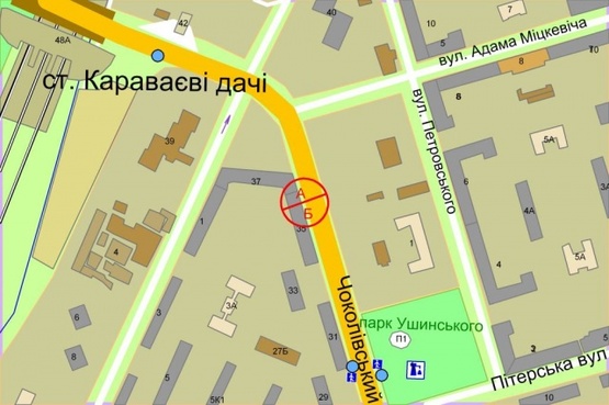 Схема рекламної площини за адресою Чоколовский бульвар,  35