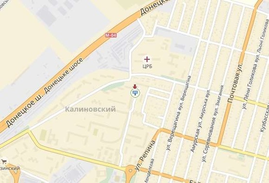 Схема рекламной плоскости по адресу Янтарная ул. напротив дома №56