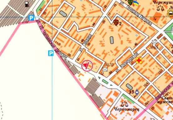 Схема рекламної площини за адресою Инглези ул., 18 - Ивана и Юрия Лип ул.