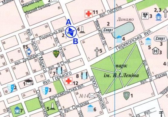 Схема рекламной плоскости по адресу Ушакова пр., 37