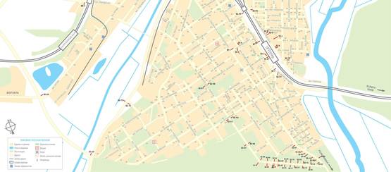 Схема рекламной плоскости по адресу ул. Соборная, выезд из Ирпеня на Ирпенскую трассу