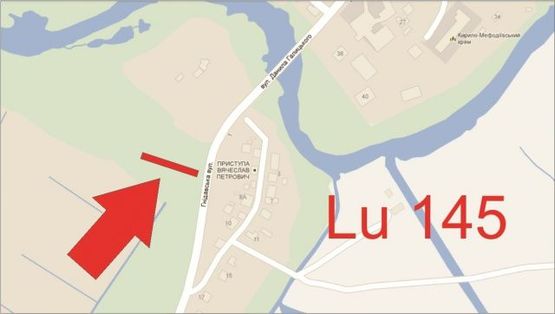 Схема рекламной плоскости по адресу Данила Галицького/Гнідавська_міст