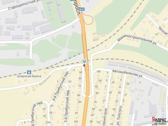 Схема рекламной плоскости по адресу просп. Богоявленский (разделитель)